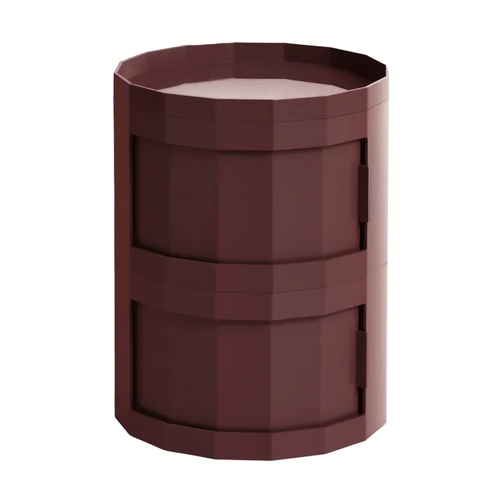 Facet Cabinet 20 sidebord - Burgundy - HAY