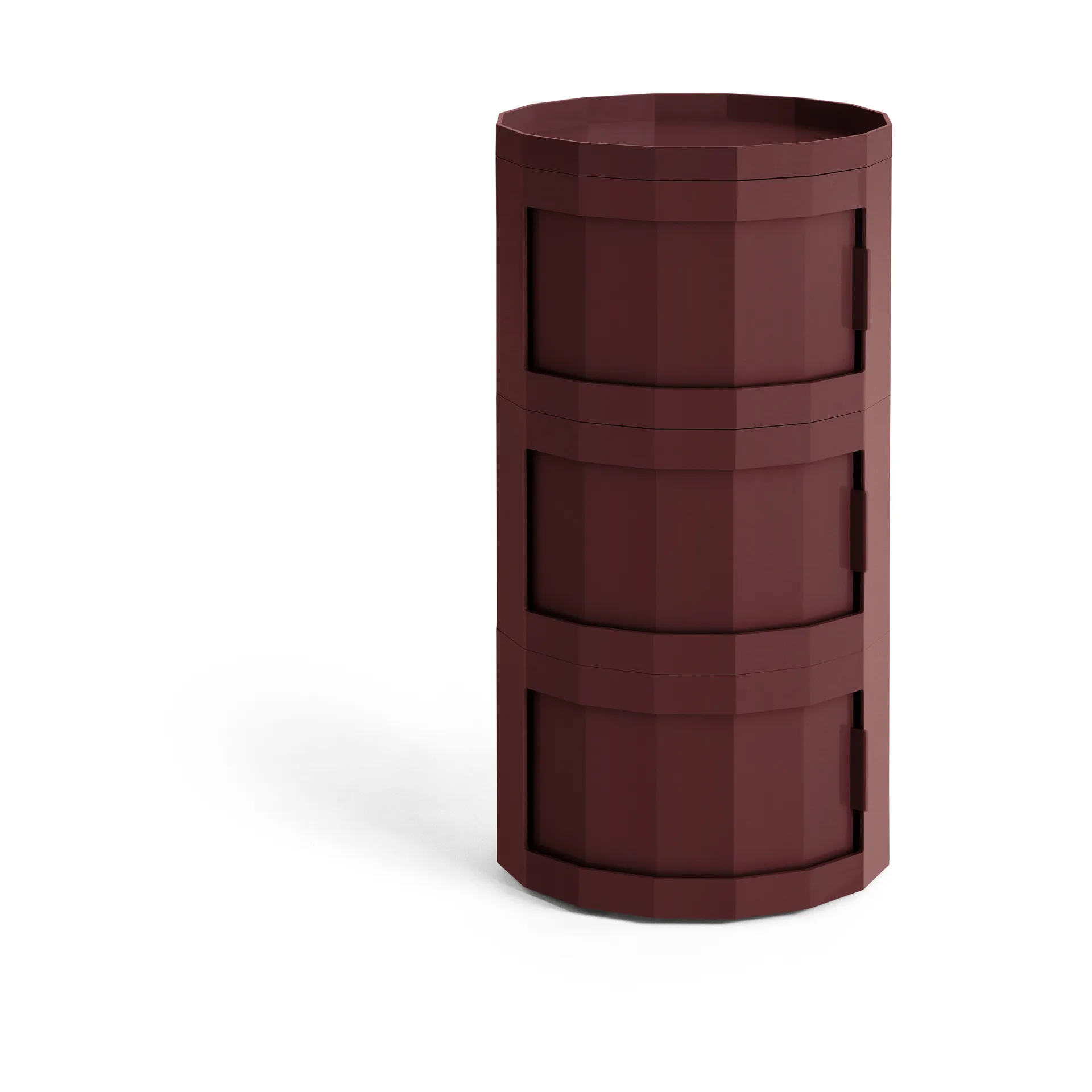 Facet Cabinet 30 sidebord, Burgundy HAY