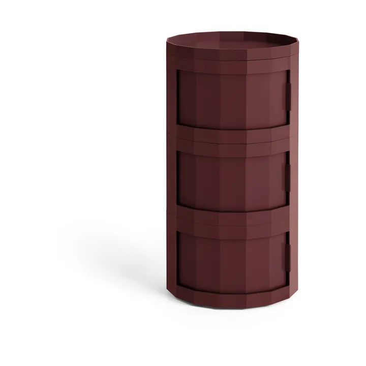 Facet Cabinet 30 sidebord - Burgundy - HAY