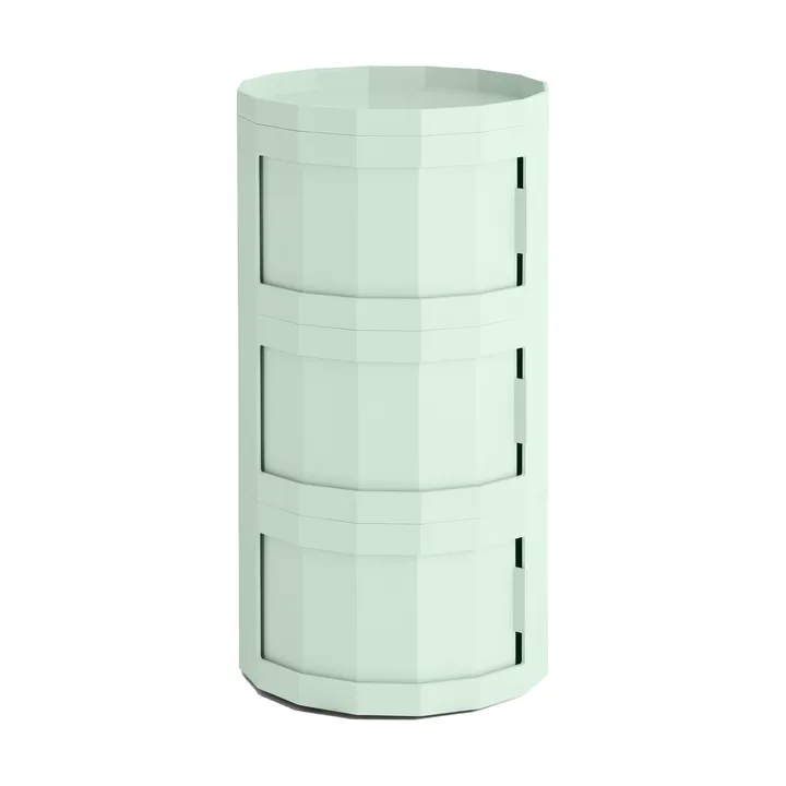 Facet Cabinet 30 sidebord - Soft mint - HAY