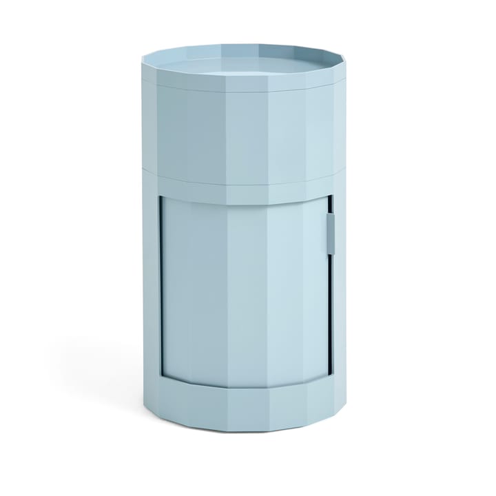 Facet Cabinet high sidebord 66 cm, Misty blue HAY