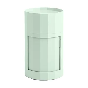 Facet Cabinet high sidebord med fødder/hjul 66 cm - Soft mint - HAY