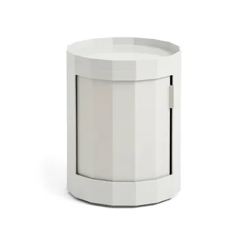 Facet Cabinet low sidebord med fødder/hjul 49 cm - Misty grey - HAY