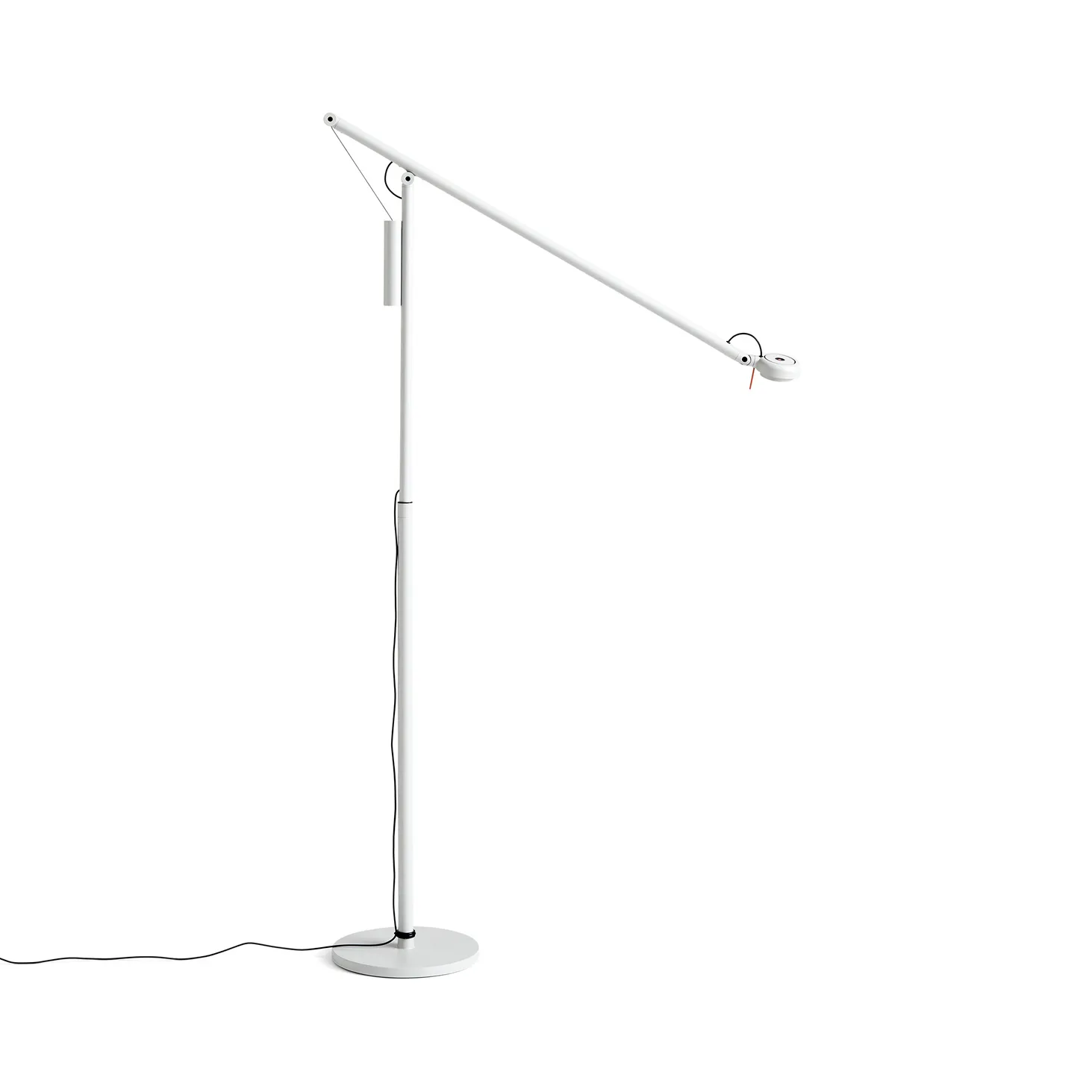 Fifty-Fifty floor gulvlampe, Ash grey HAY