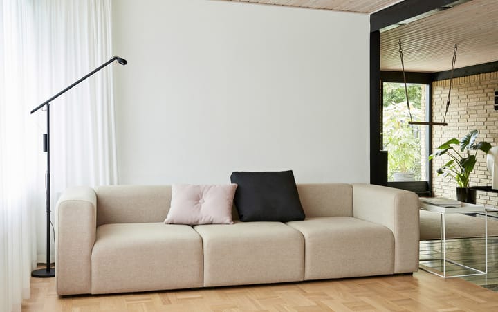 Fifty-Fifty floor gulvlampe, Soft black HAY