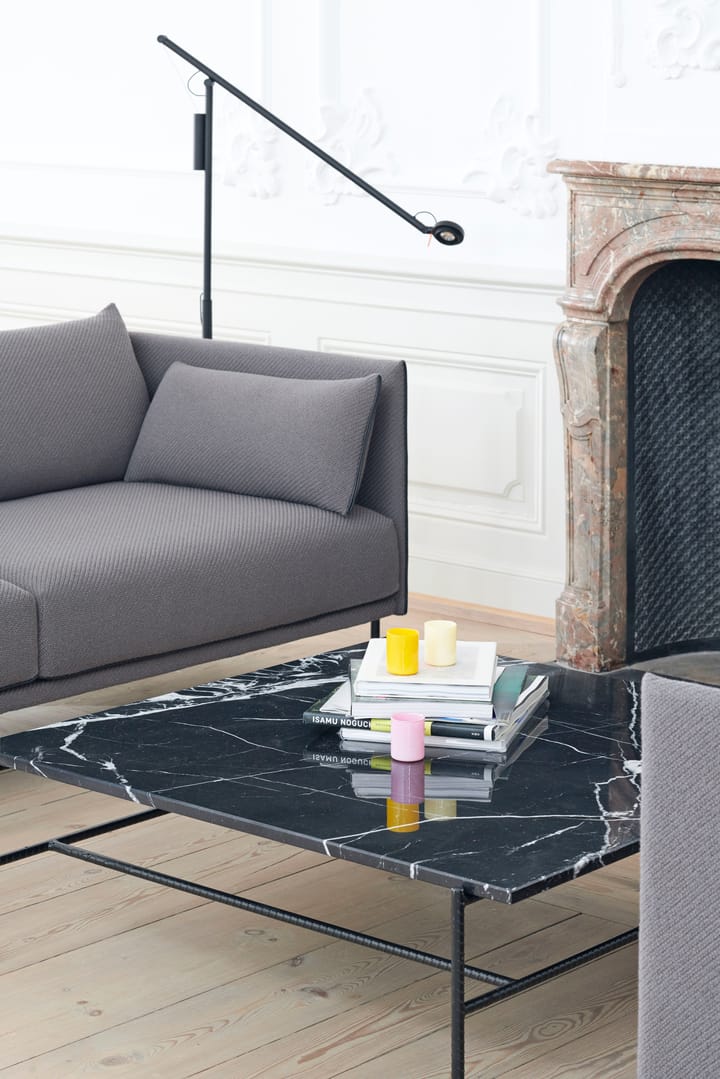Fifty-Fifty floor gulvlampe, Soft black HAY