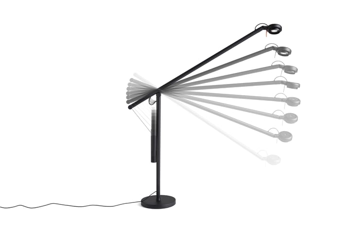 Fifty-Fifty table bordlampe, Soft black HAY