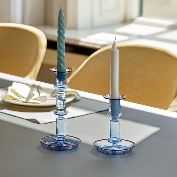 Flare medium lysestage, Light blue/Red HAY