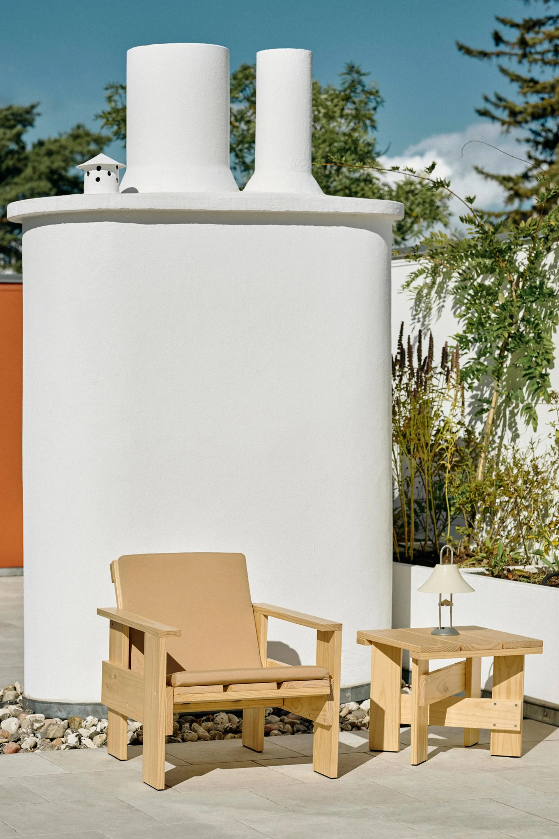 Folding hynde til Crate loungestol, Beige HAY