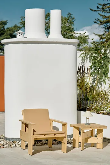 Folding hynde til Crate loungestol - Beige - HAY