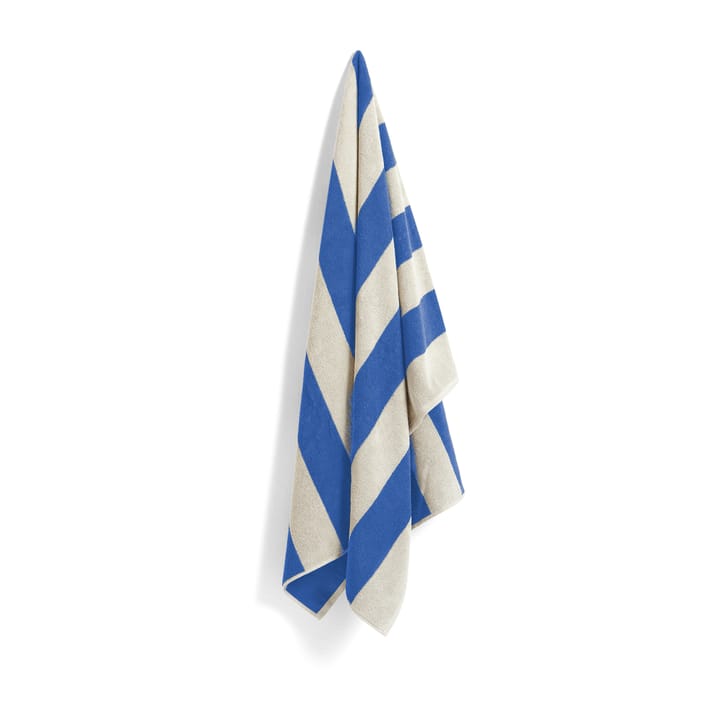 Frotté Stripe badehåndklæde 100x150 cm - Blue - HAY