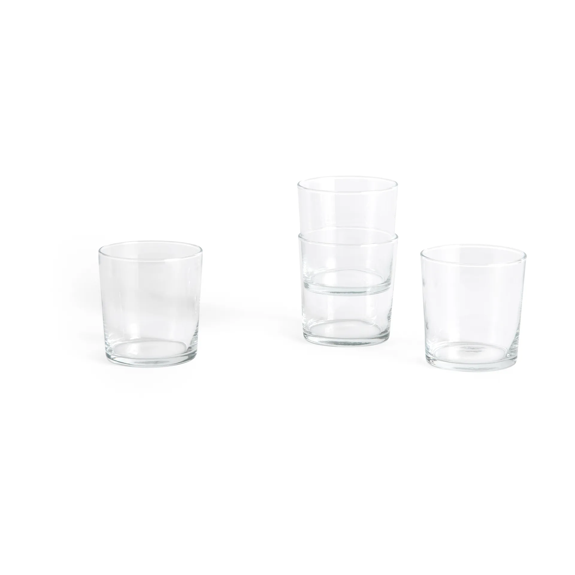 Glas drikkeglas M 36 cl 4-pak, Klar HAY