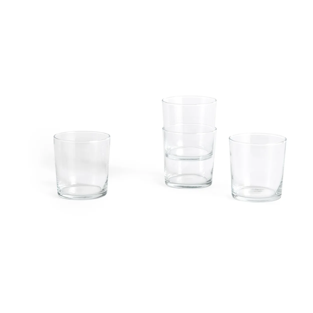 HAY Glas drikkeglas M 36 cl 4-pak Klar