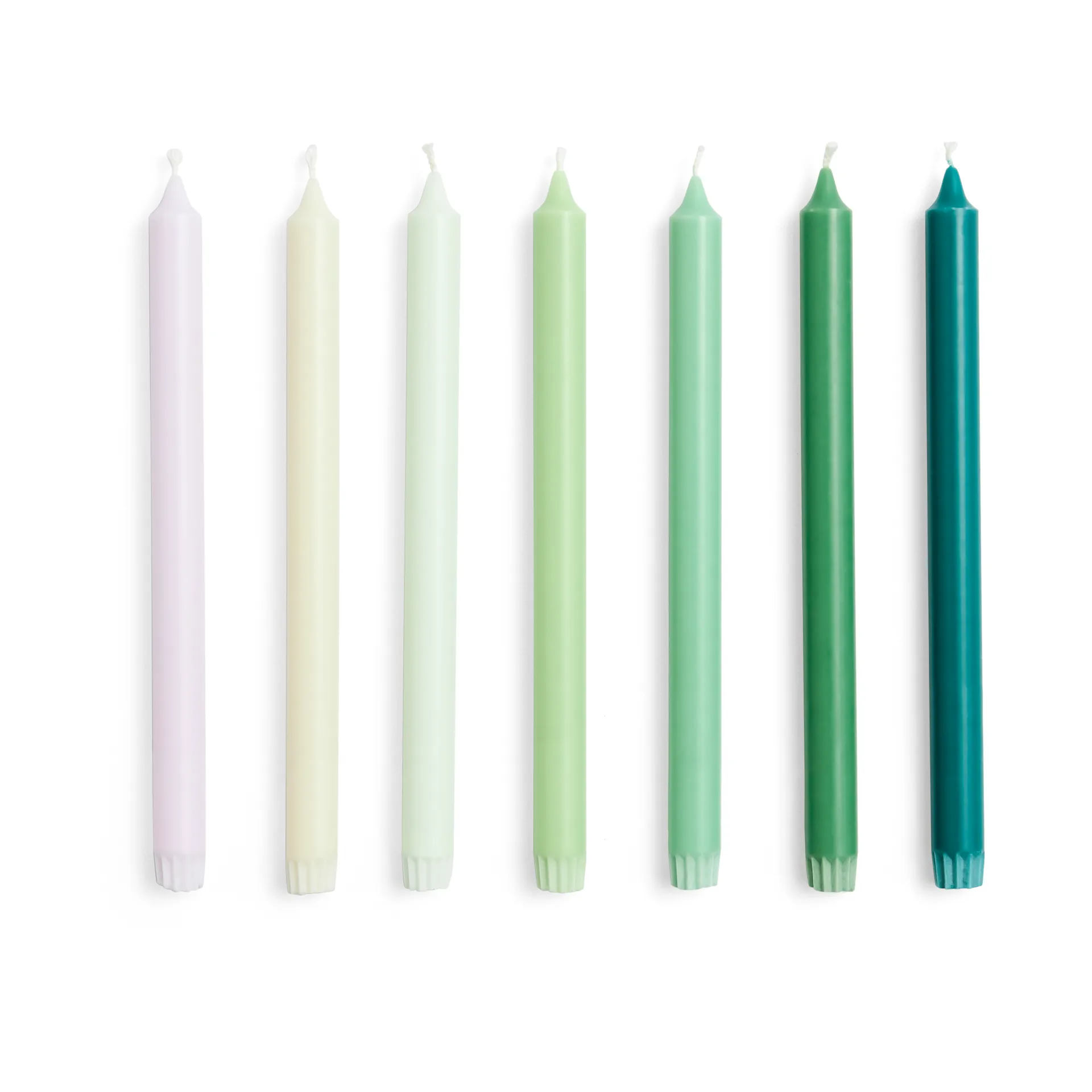 Gradient Candle lys 7-pak, Greens HAY