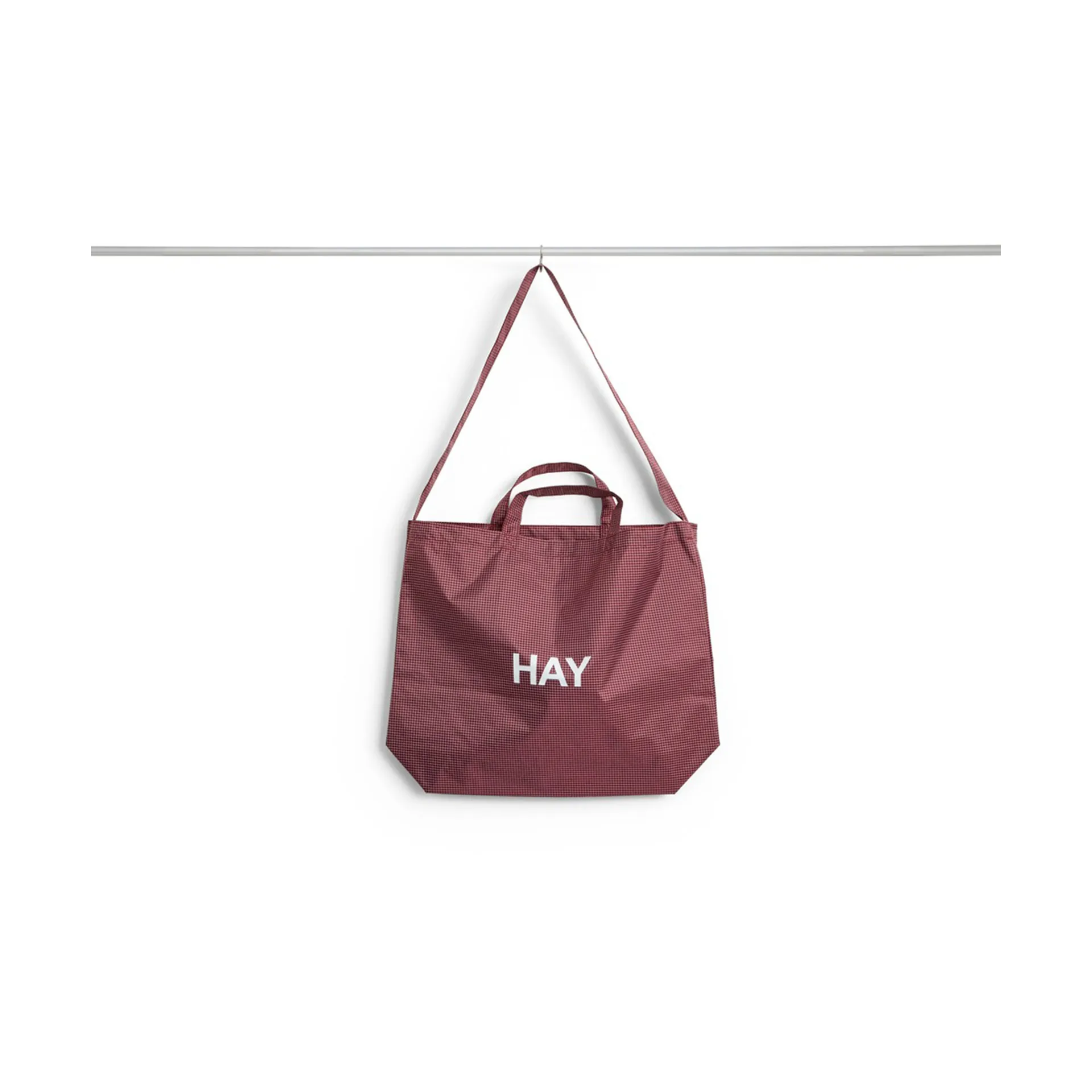 Grid Crossover Bag taske medium, Burgundy, medium HAY