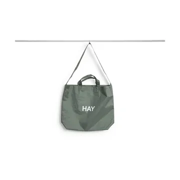 Grid Crossover Bag taske medium - Dark green, medium - HAY