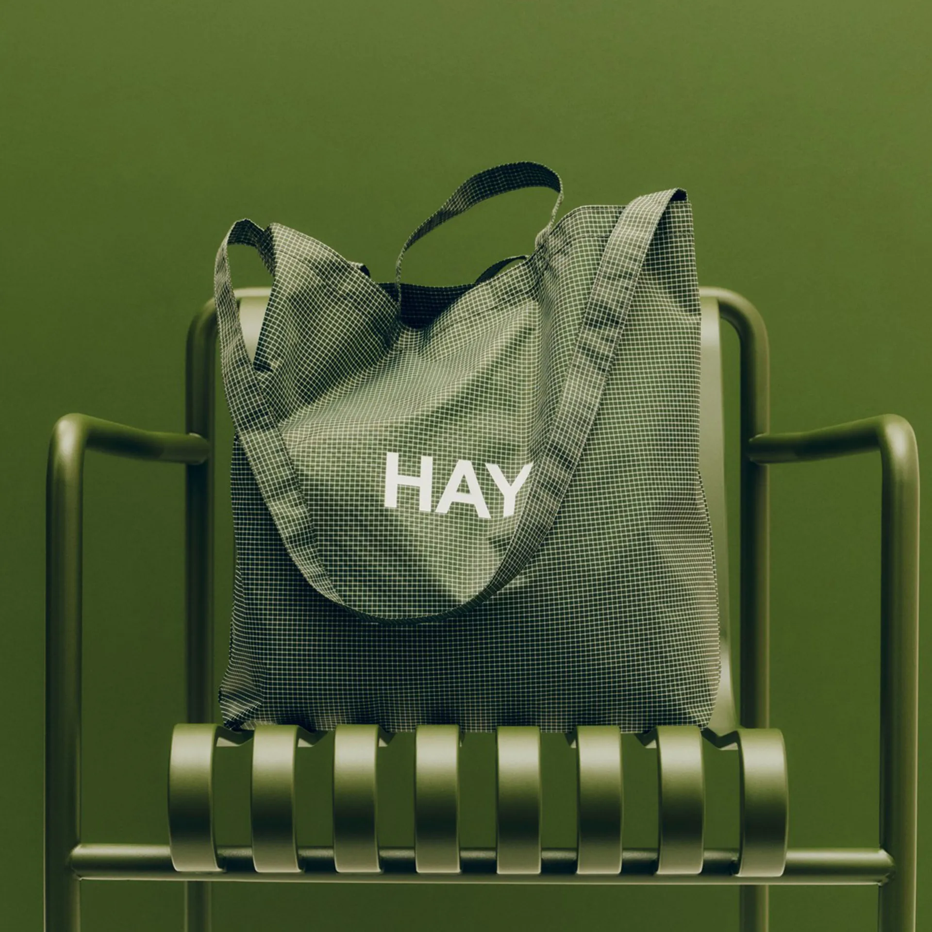 Grid Crossover Bag taske medium, Dark green, medium HAY