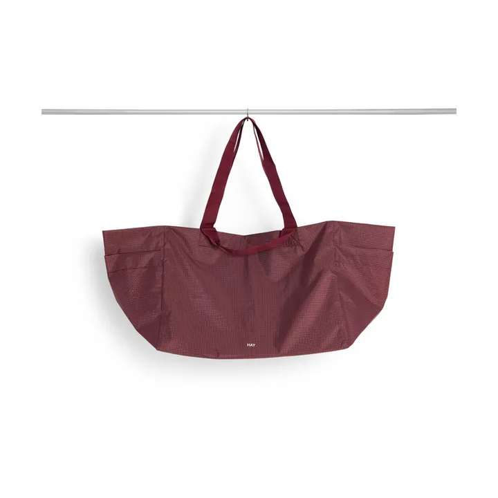 Grid Weekend Bag taske - Burgundy, large - HAY