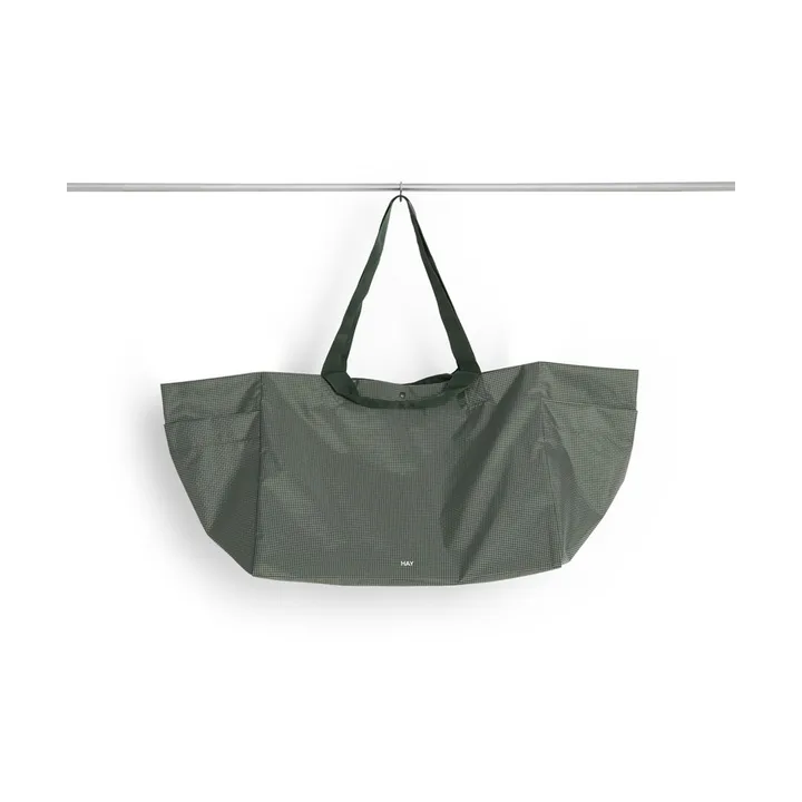 Grid Weekend Bag taske - Dark green, large - HAY
