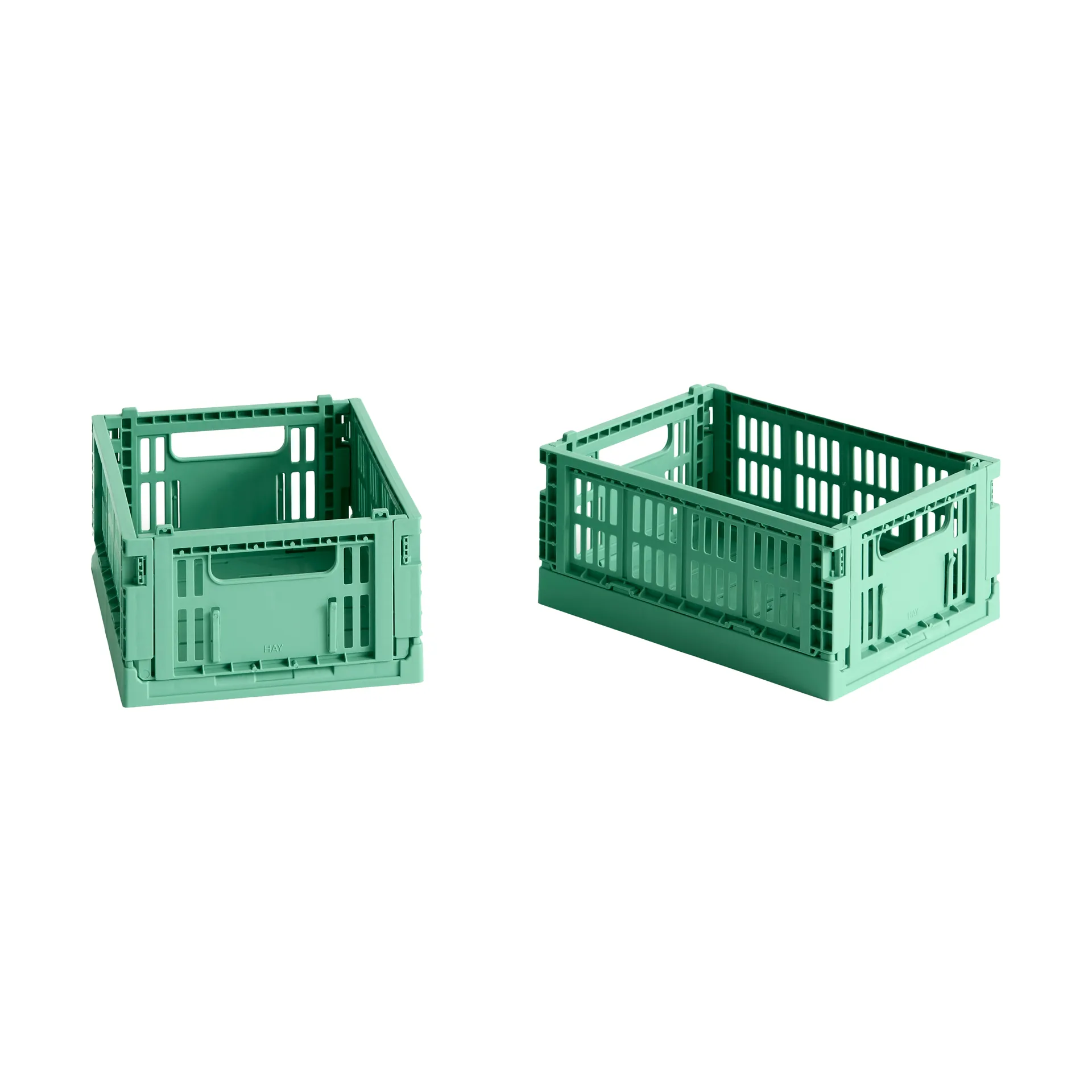 HAY Colour Crate Mini 2-pak 13x17 cm, Dark mint HAY