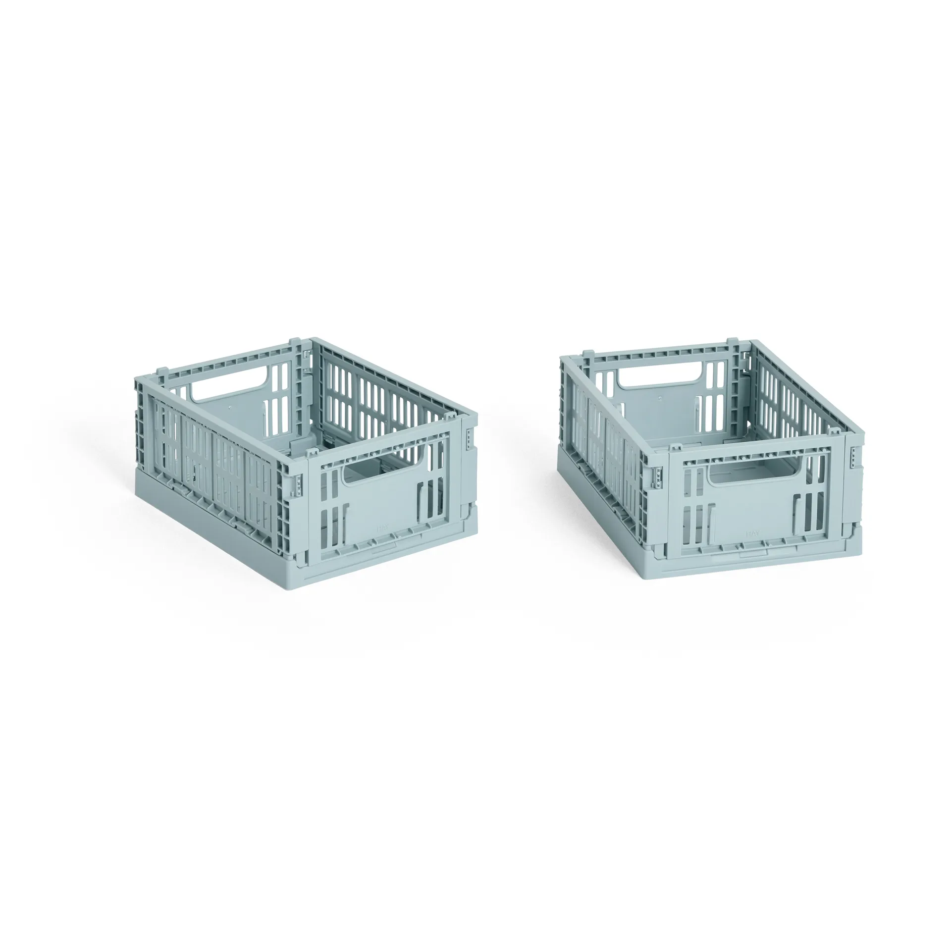 HAY Colour Crate Mini 2-pak 13x17 cm, Dusty blue HAY