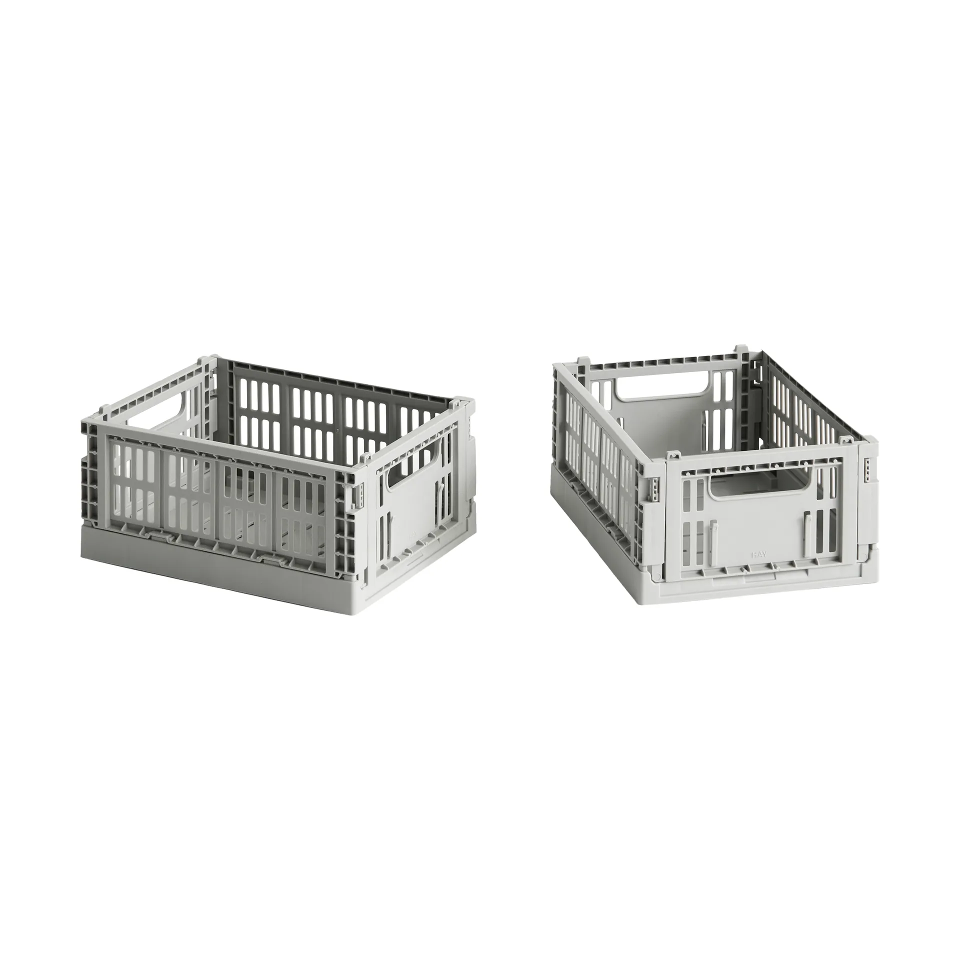 HAY Colour Crate Mini 2-pak 13x17 cm, Light grey HAY