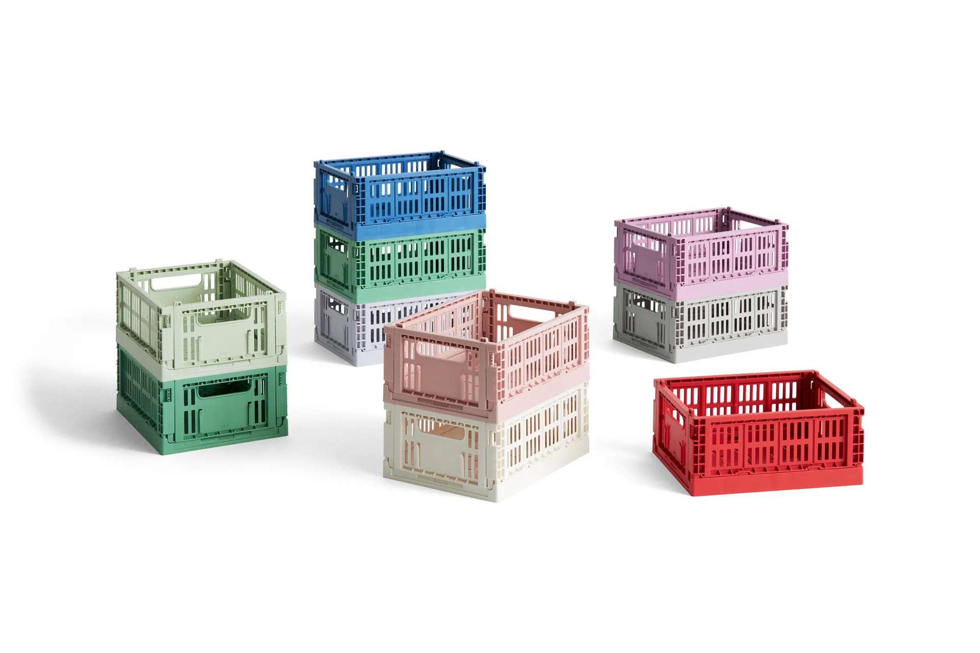 HAY Colour Crate Mini 2-pak 13x17 cm, Mint HAY