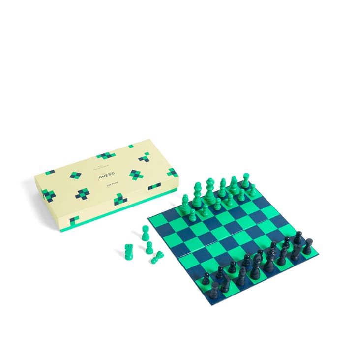 HAY PLAY spil - green, chess - HAY