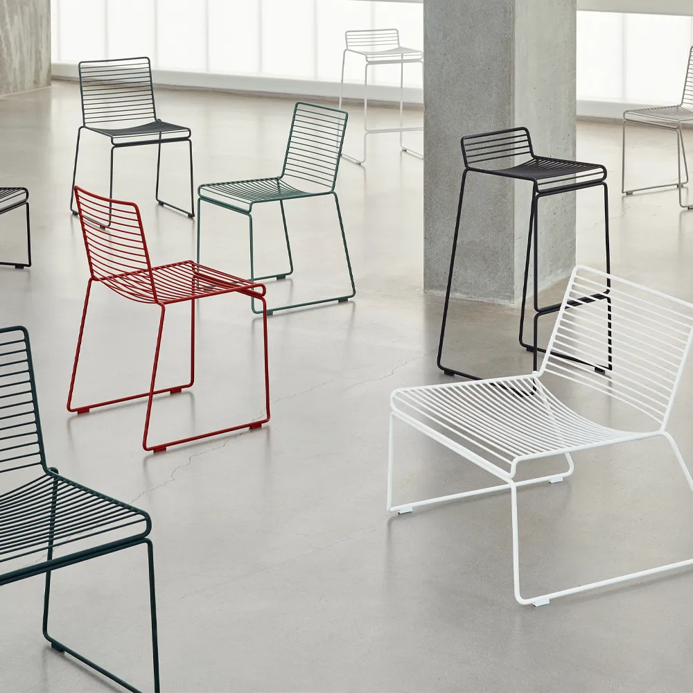 Hee High barstol 75 cm, White HAY