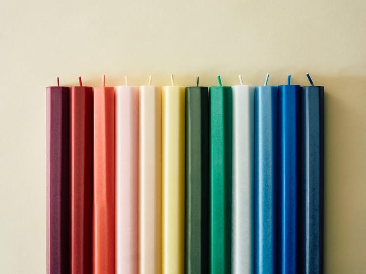 Hexagon Candle lys mix 4-pak, Fresh HAY