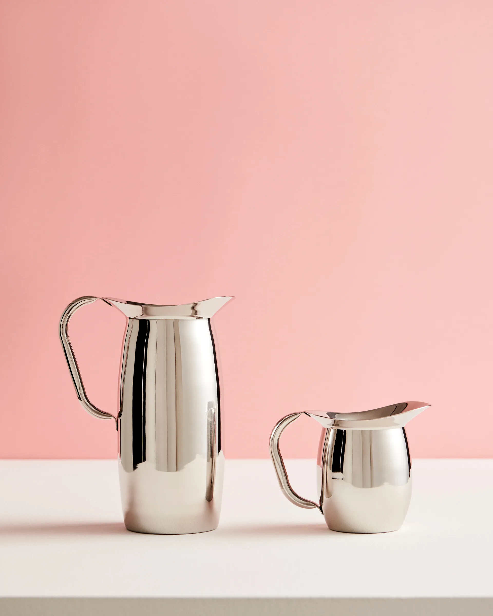Indian Steel Pitcher kande, Tall 0,9 L HAY
