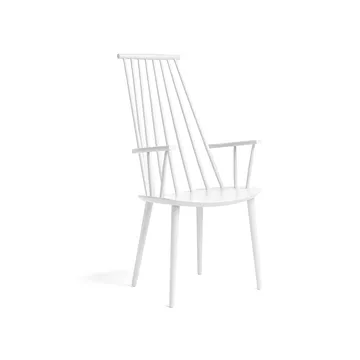 J110 karmstol - White lacquered beech - HAY