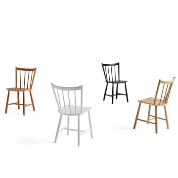J41 stol - Black lacquered beech - HAY
