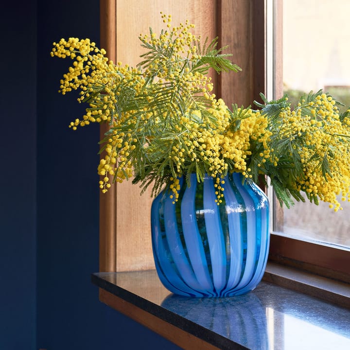 Juice Wide vase 22 cm, Light blue HAY