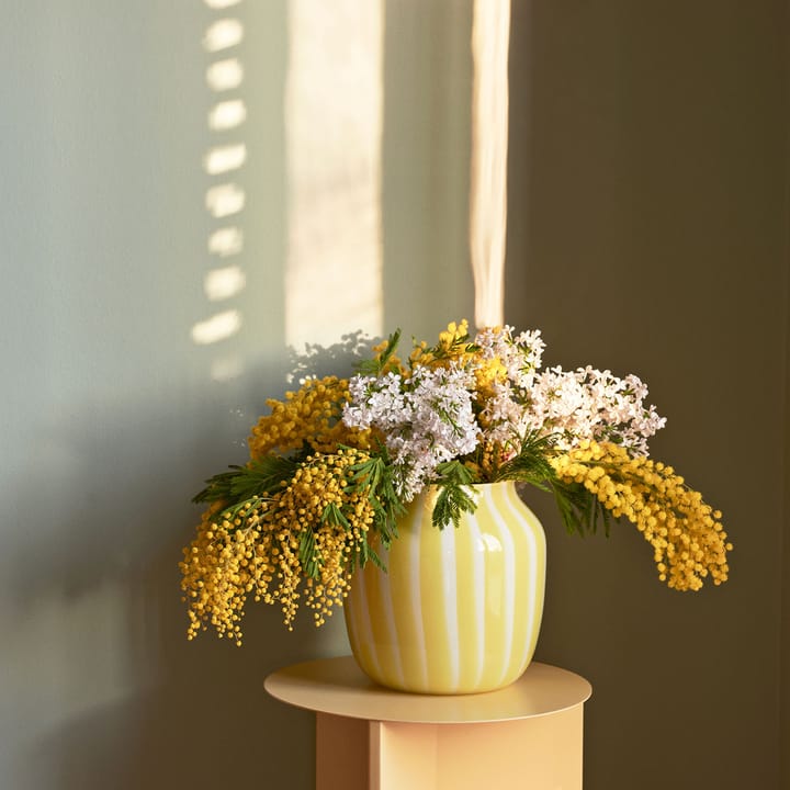 Juice Wide vase 22 cm, Yellow HAY