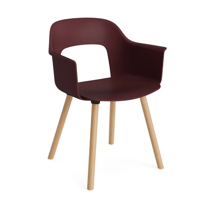 Layout Armchair 211 karmstol - Bordeaux-lakeret eg - HAY