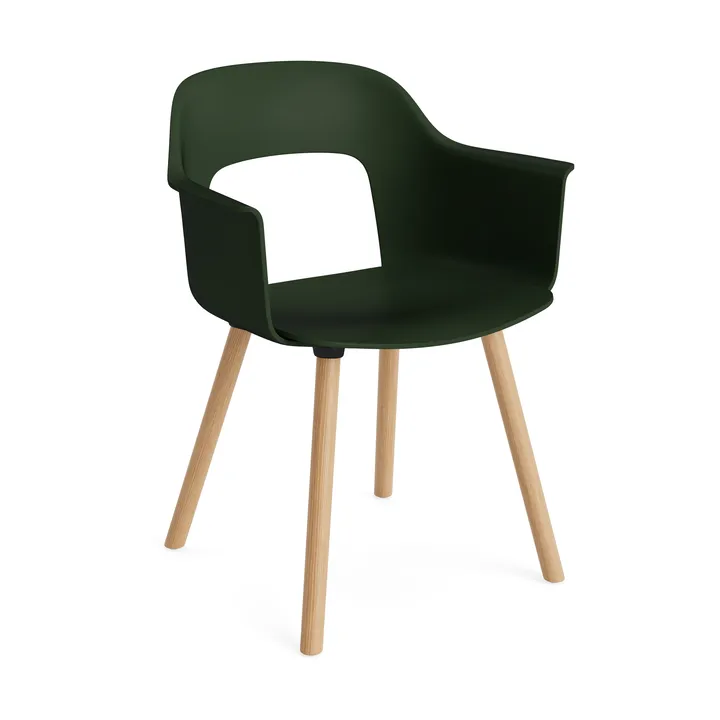 Layout Armchair 211 karmstol - Bottle green-lakeret eg - HAY