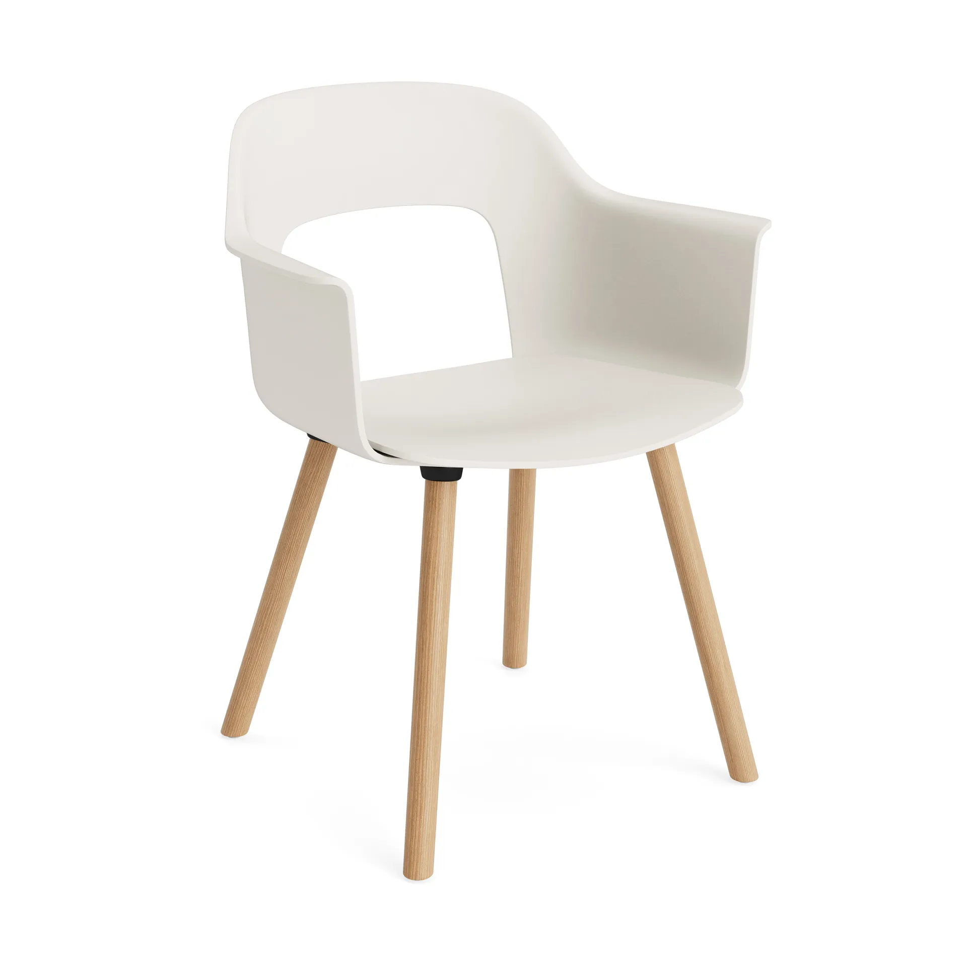 Layout Armchair 211 karmstol, Cream white-lakeret eg HAY