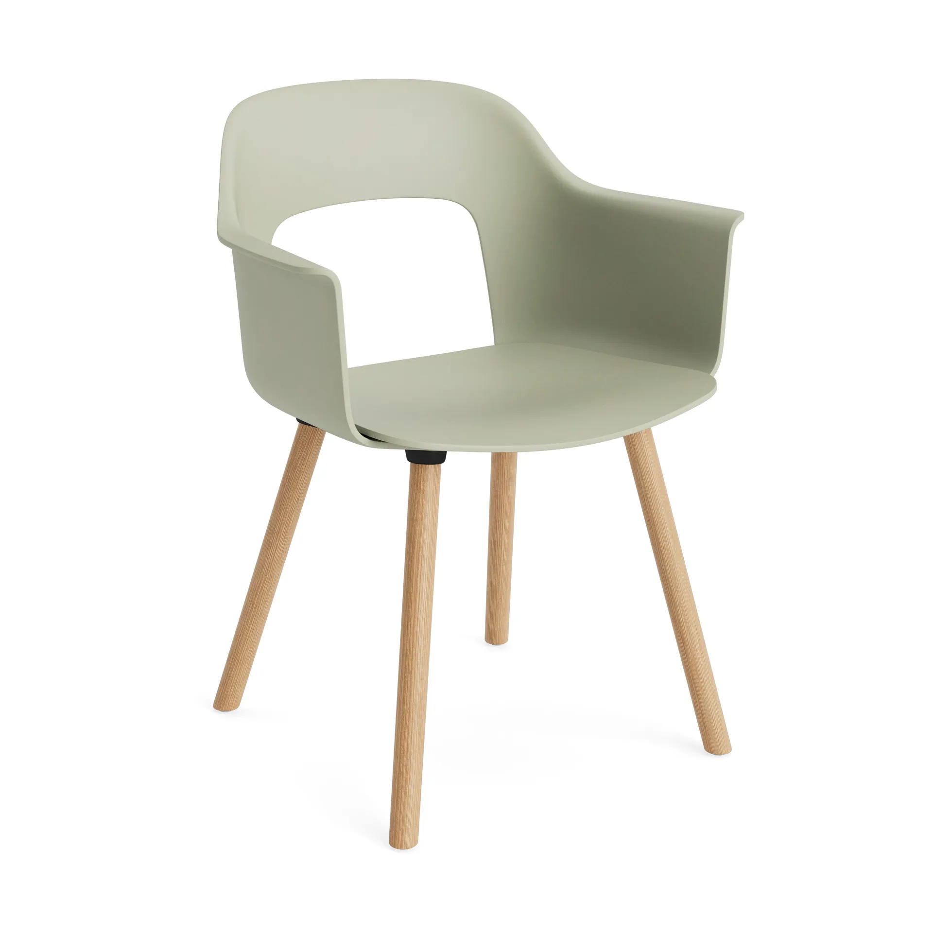 Layout Armchair 211 karmstol, Pastel green-lakeret eg HAY