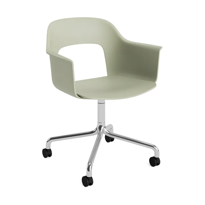 Layout Armchair 261 stol - Bottle green-poleret aluminium - HAY