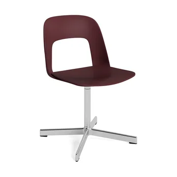 Layout Chair 131 stol - Bordeaux-polret aluminium - HAY