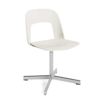 Layout Chair 131 stol - Cream white-poleret aluminium - HAY
