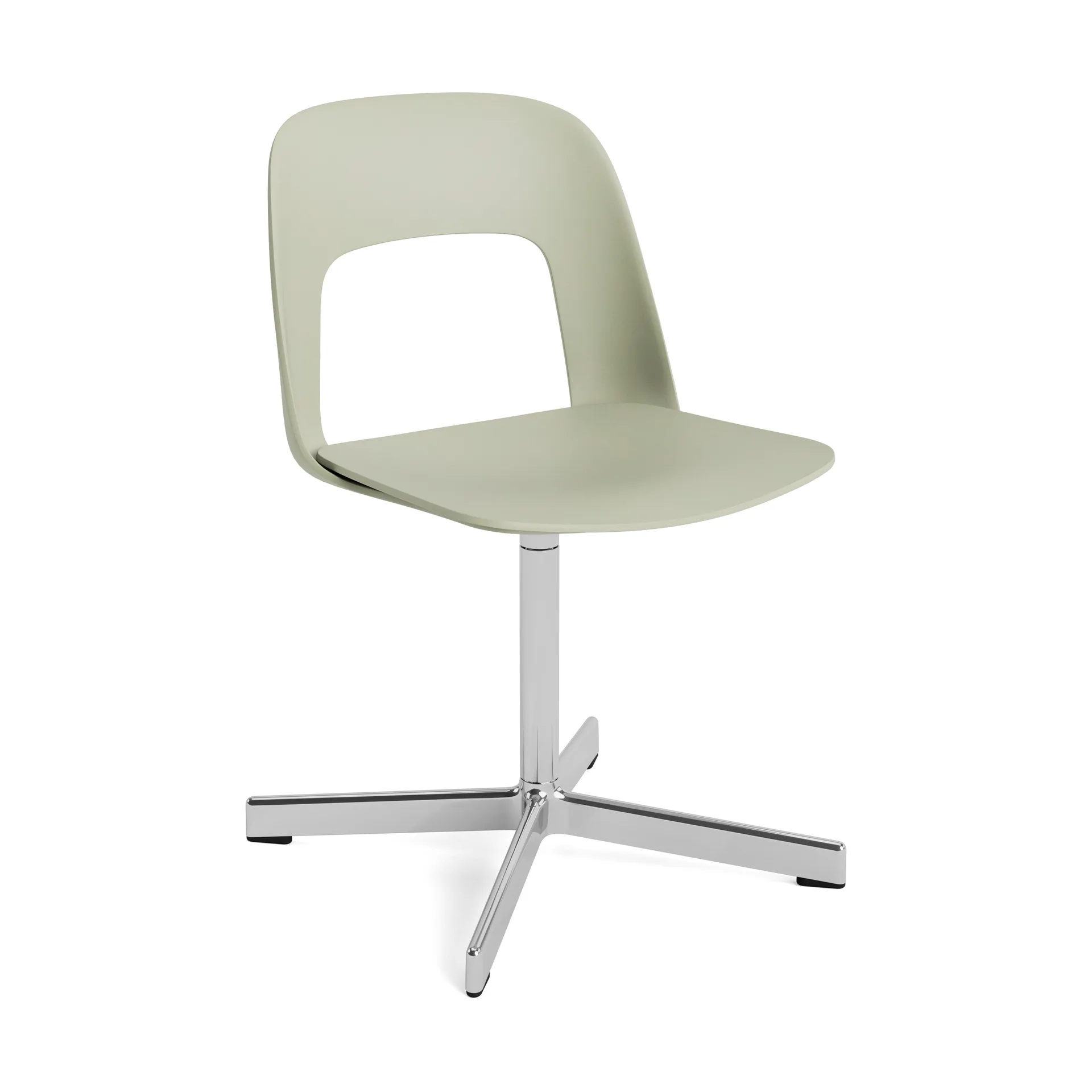 Layout Chair 131 stol, Pastel green-poleret aluminium HAY