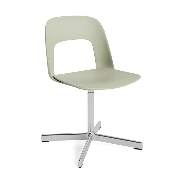Layout Chair 131 stol - Pastel green-poleret aluminium - HAY