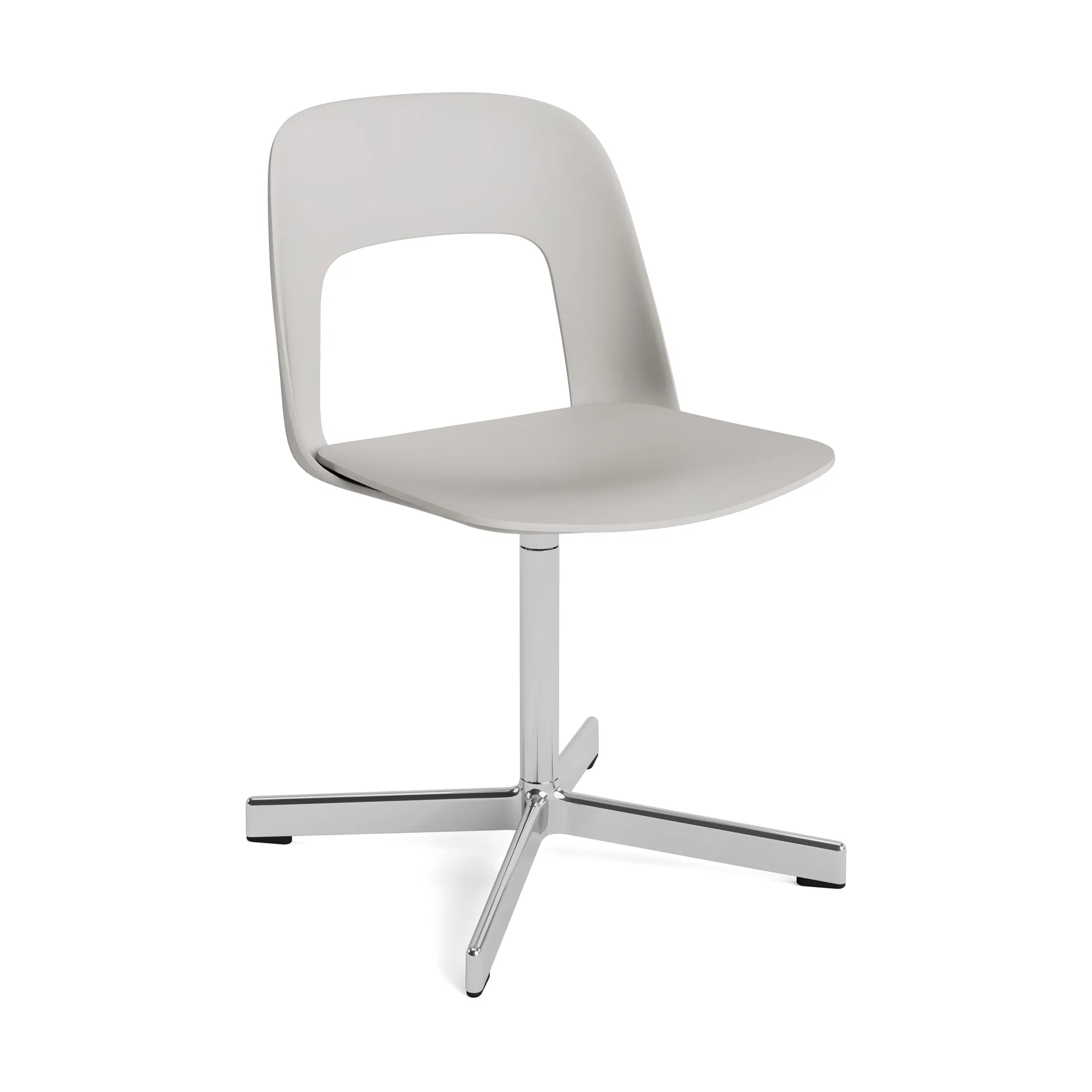 Layout Chair 131 stol, Sky grey-poleret aluminium HAY