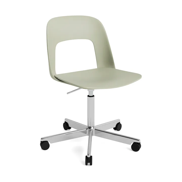Layout Chair 141 stol - Bottle green-poleret aluminium - HAY
