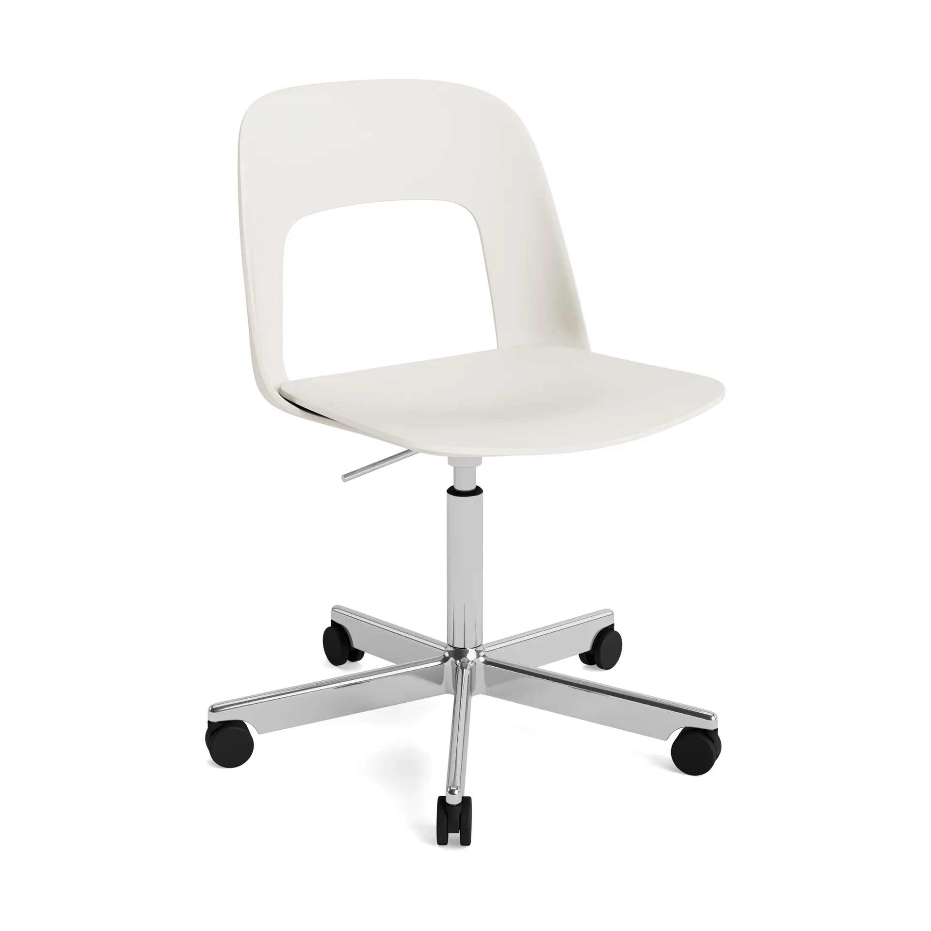 Layout Chair 141 stol, Cream white-poleret aluminium HAY