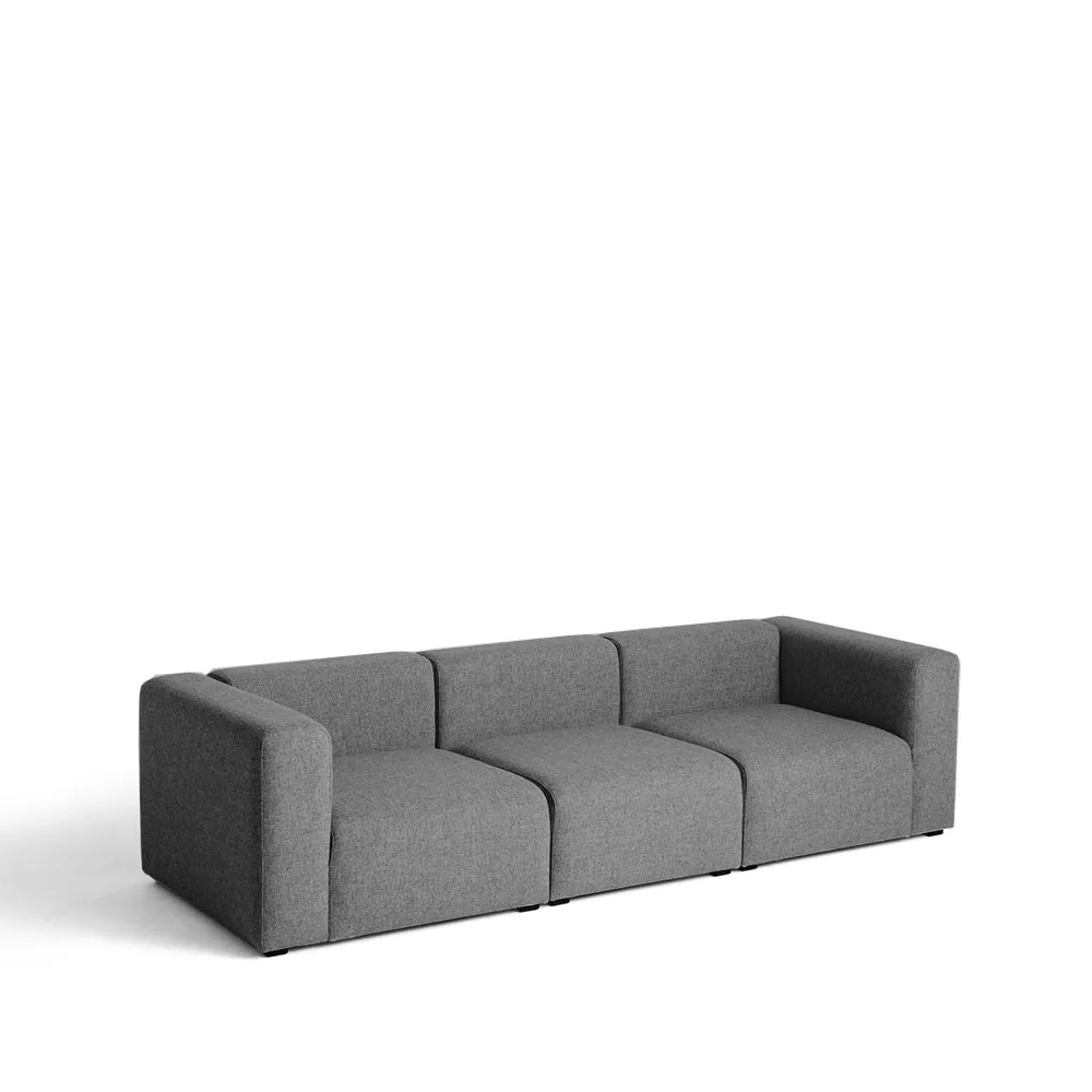 Mags 3-personers sofa, stof Hallingdal 65 153 grey HAY