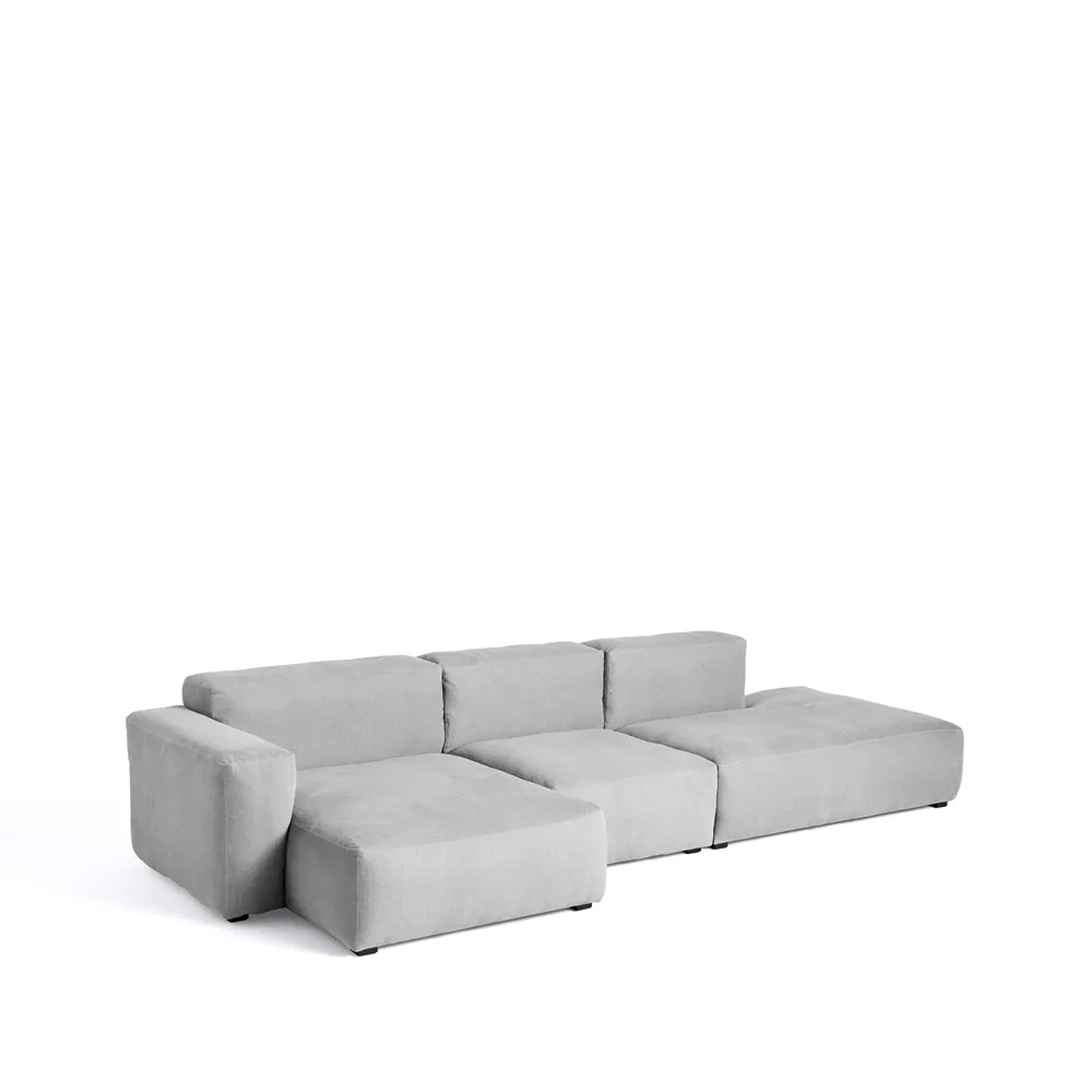 Mags Soft low modulsofa, stof Linara 443 tweed, venstre HAY