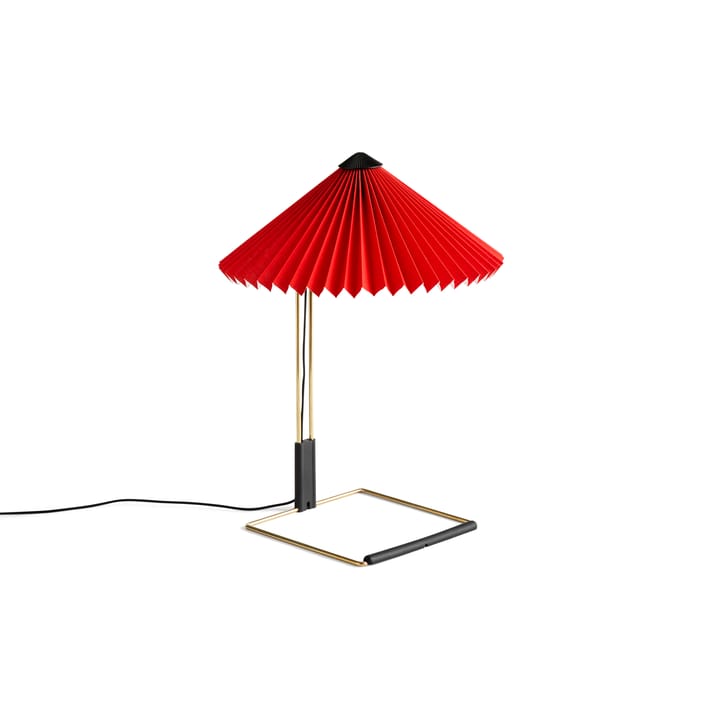 Matin table bordlampe Ø30 cm - Bright red shade - HAY
